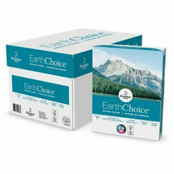 Domtar 2700, EARTHCHOICE OFFICE PAPER, 92 BRIGHT, 20 LB, 8.5 X 11, WHITE, 10PK DMR2700